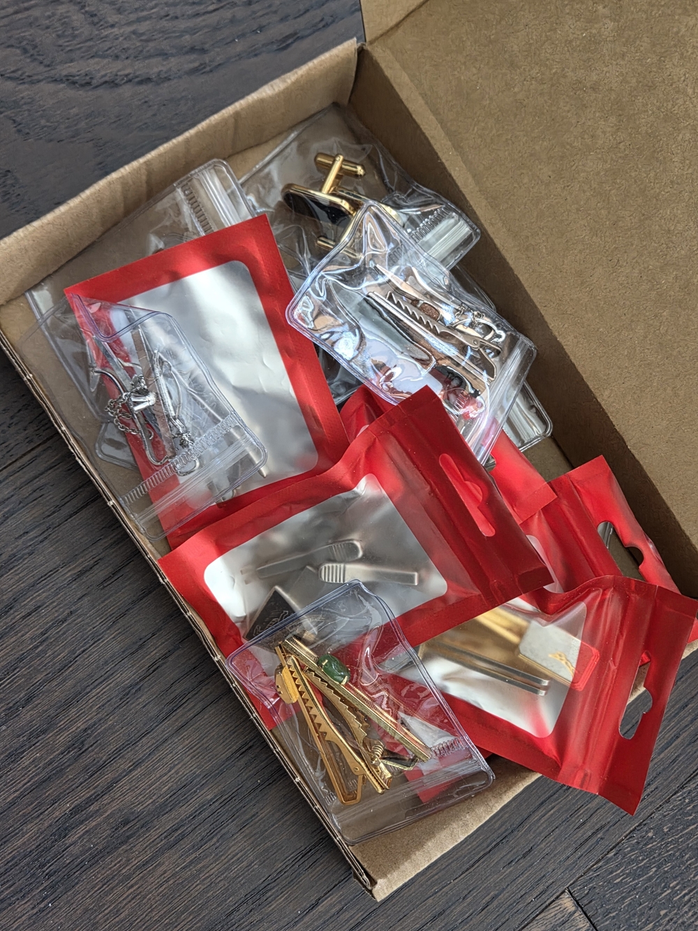 Mystery Box-Vintage Cufflink & Tie Clip – Japan